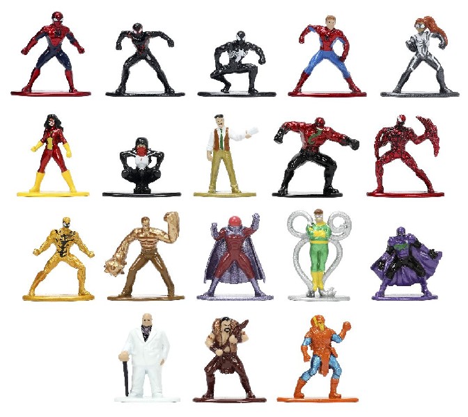 Jada 1.65" Nano Metalfigs Marvel 18 Pack W8