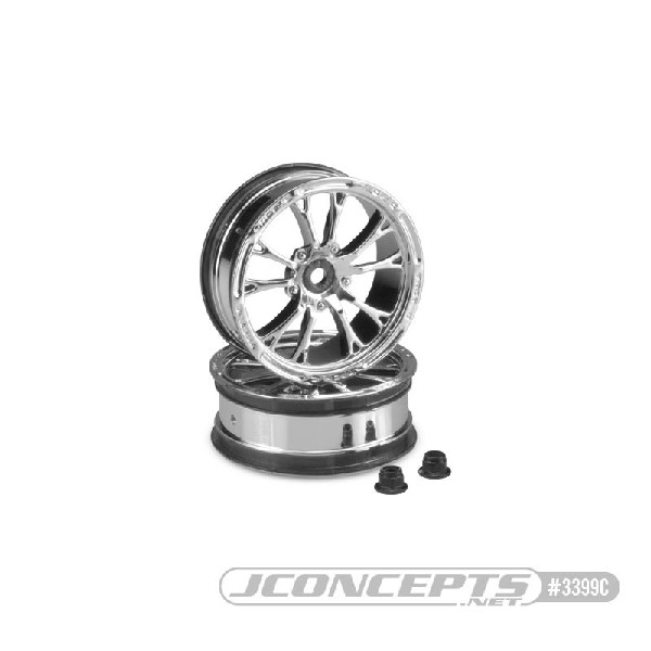 JConcepts Tactic Street Eliminator 2.2" 12mm hex frt whl (chrm)