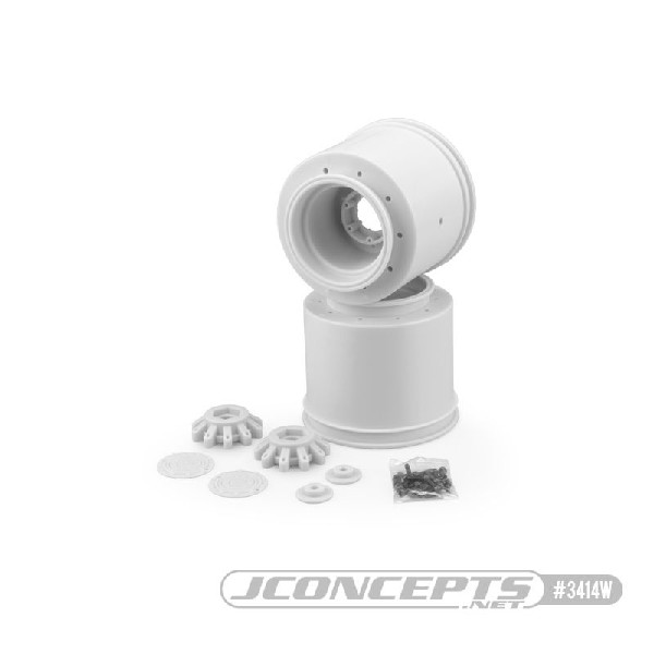JConcepts Aggressor 2.6 x 3.8" 17mm Monster Truck Wheel - White