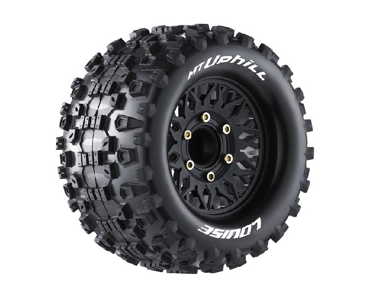 Louise R/C MT-Uphill 2.8" Removable Hex Black Whls 4.7" OD(2)