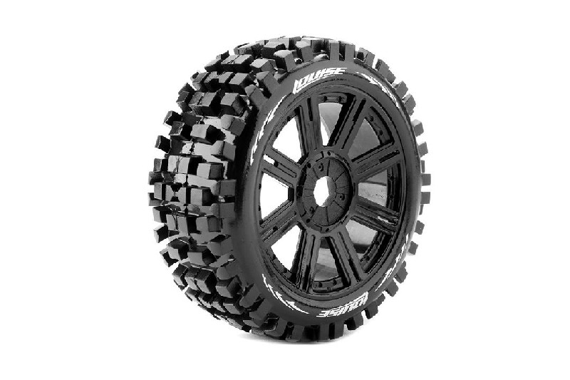 Louise R/C B-ulldoze 1/8 Buggy on Spoke/Black Wheels (2)