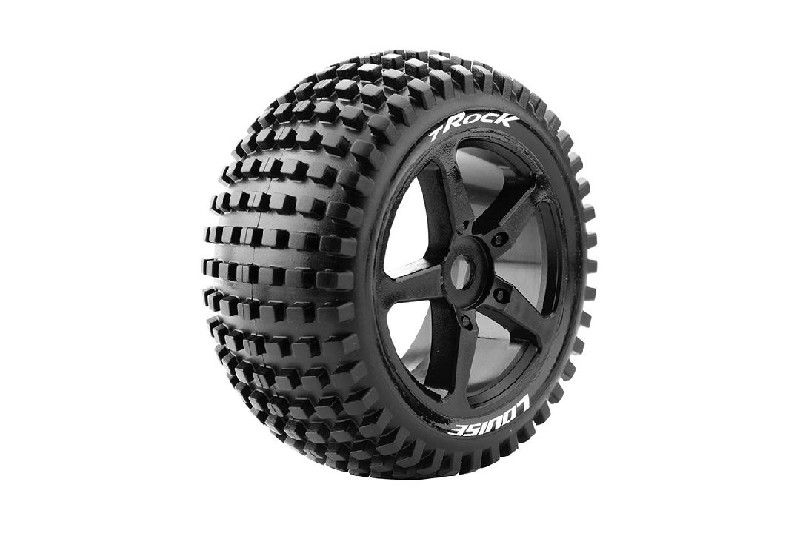 Louise R/C T-Rock 1/8 Truggy on Spoke/Black Wheels (2)
