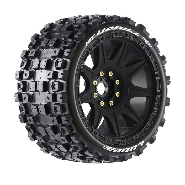 Louise R/C MT-Uphill Speed 4.3" on Rem Hex Black Wheels (2)