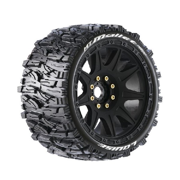 Louise R/C MT-Mallet Speed 4.3" on Rem Hex Black Wheels (2)