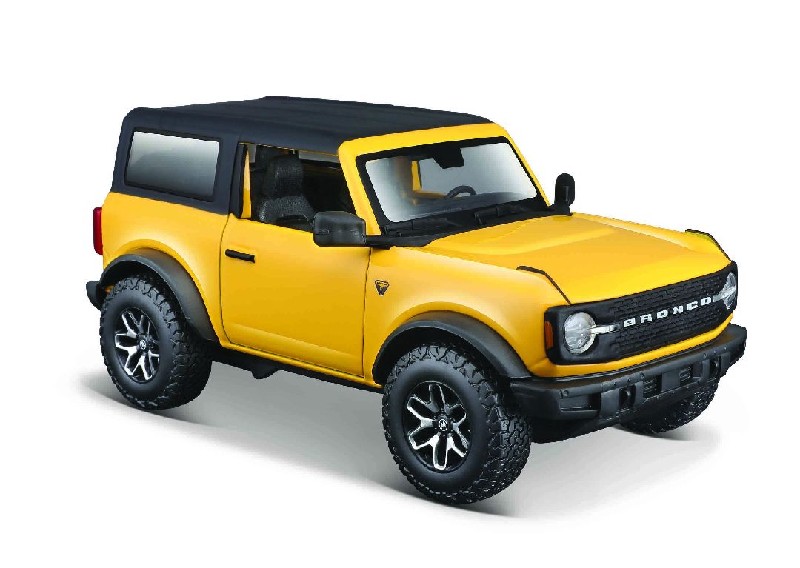 Maisto 1/24 SE 2021 Ford Bronco Badlands 2 dr. (Yellow)