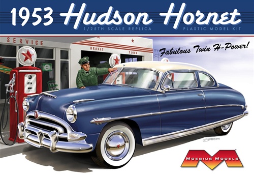 Moebius 1953 Hudson Hornet 1/25 Model Kit