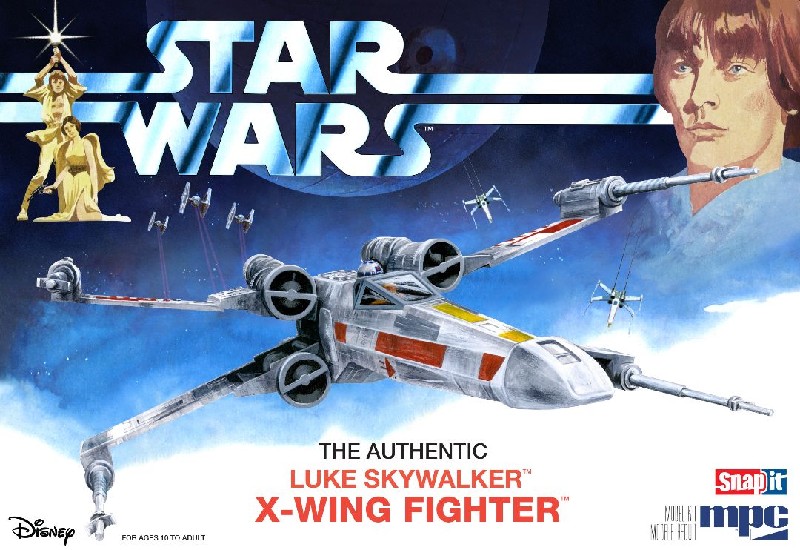 MPC Star Wars: A New Hope X-Wing Fighter (Snap) 1/63 Model Kit