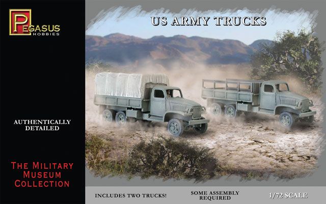 Pegasus Hobbies 1/72 US Army Trucks (2)