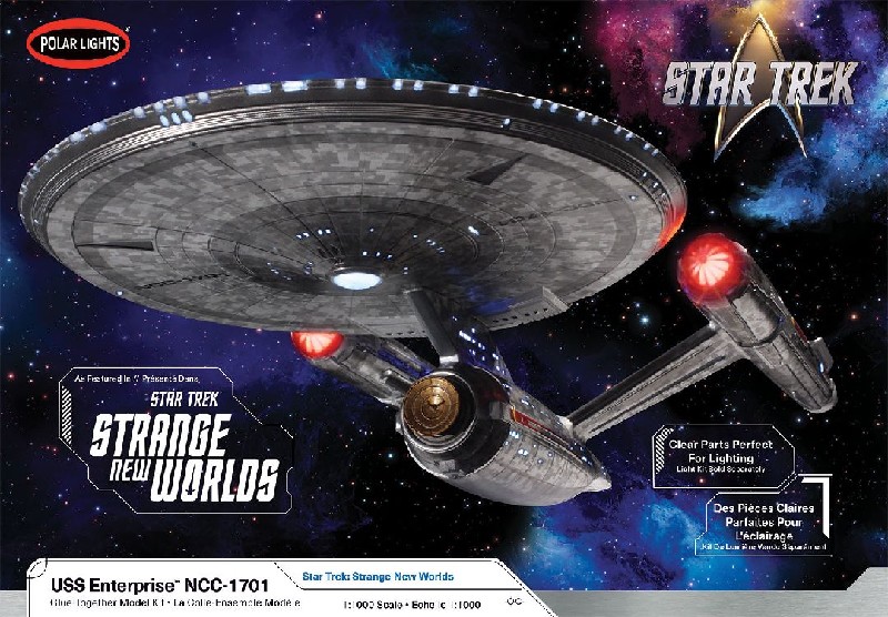 Polar Lights Star Trek Strange New Worlds Enterprise 1/1000