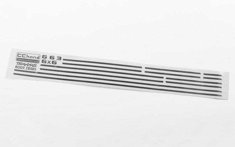 RC4WD Steel Body Decal Sheet for Traxxas Mercedes-Benz G 63 AMG