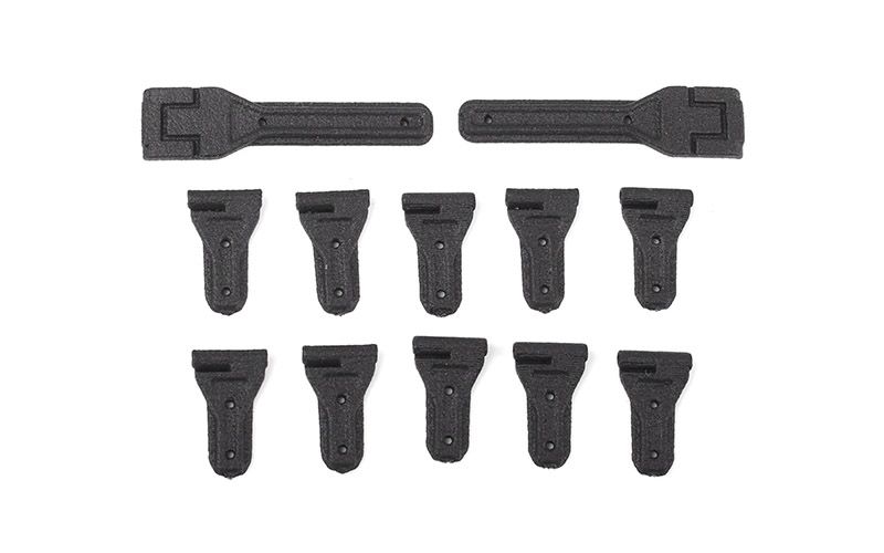 RC4WD Complete Door & Tailgate Hinge Set Axial 1/10 SCX10 Jeep