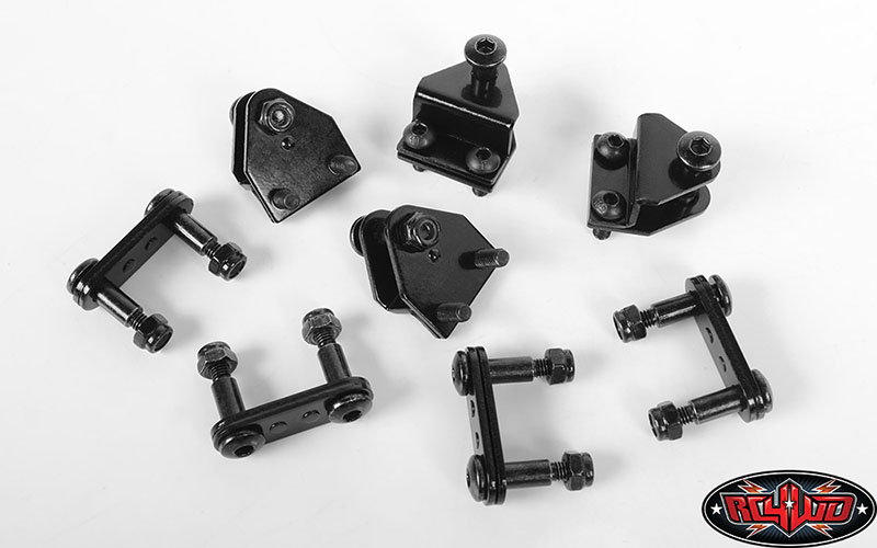 RC4WD Leaf Spring Shackles & Mounts for TF/Tamiya Highlift