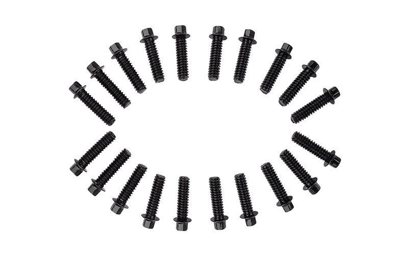 RC4WD Miniature Scale Hex Bolts (M1.6 x 6mm) (Black)