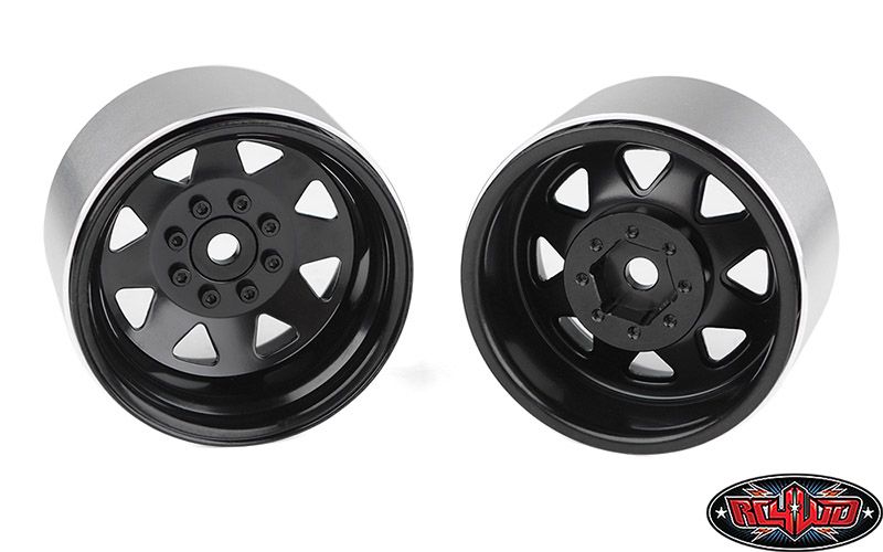 RC4WD 8 Lug Deep Dish Wagon 1.9" Steel Beadlock Whls (Black)(4)