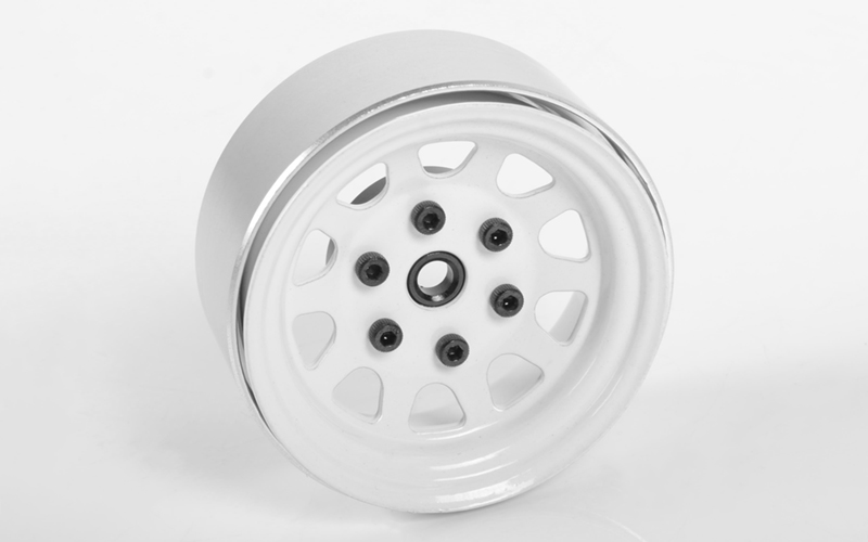 RC4WD 1.7" Stamped Steel Beadlock Wagon Wheels (White) (4)