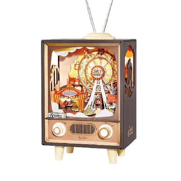 Rolife Sunset Carnival DIY Music Box 3D Wooden Puzzle