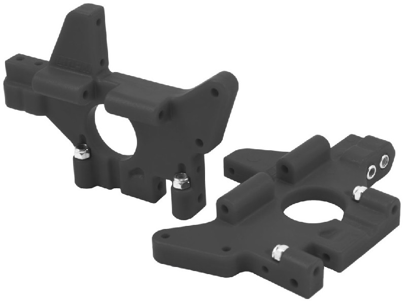 RPM Rear Bulkheads for Traxxas T-Maxx & E-Maxx - Black