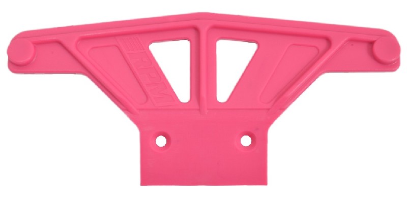 RPM Wide Front Bumper for Rustler, Stampede 2wd & Bandit - Pink
