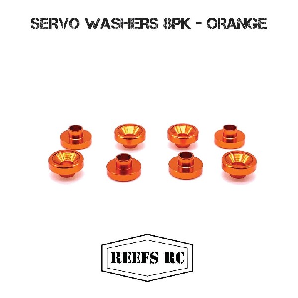 Reefs Servo Washers 3.7mm (8) - Orange