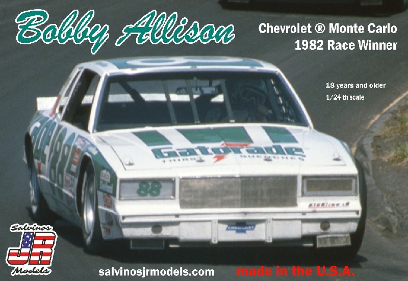 Salvinos JR 1/24 Bobby Allison Monte Carlo 1982 Race Winner