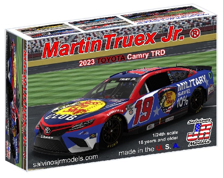 Salvinos JR Models 1/24 JGR M.Truex Jr "Patriotic Bass Pro Shop"