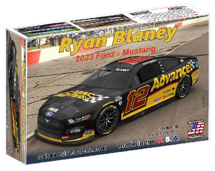 Salvinos JR Models 1/24 Penske 2023 Blaney "Advance Auto"