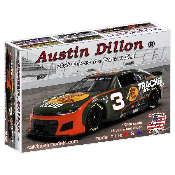 Salvinos JR Models 1/24 RCR Austin Dillon Camaro "Bass Pro Shop"