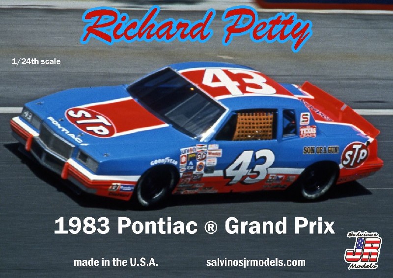 Salvinos JR 1/25 Richard Petty 1983 Pontiac Grand Prix Winner