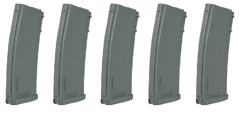 Specna Arms S-Mag Mid-Cap Magazine - Chaos Grey (5pk)