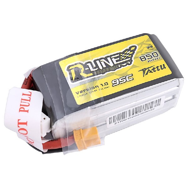 Tattu R-Line 850mAh 4S1P 95C LiPo XT30 Plug Soft Case