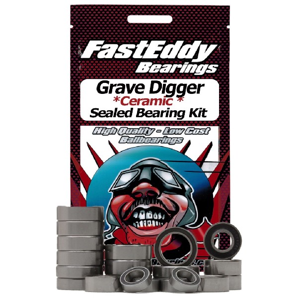 Fast Eddy Traxxas Grave Digger Ceramic Rubber Sealed Kit