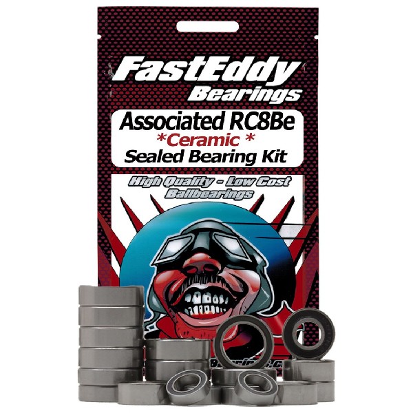 Fast Eddy Team Associated RC8Be Ceramic Rubber Sealed Kit
