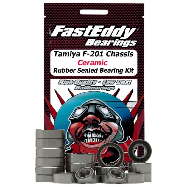 Fast Eddy Tamiya F201 Chassis Ceramic Sealed Bearing Kit