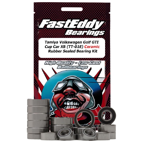 Fast Eddy Tamiya VW Golf GTI XB (TT-01E) Ceramic Rubber Sld Kit