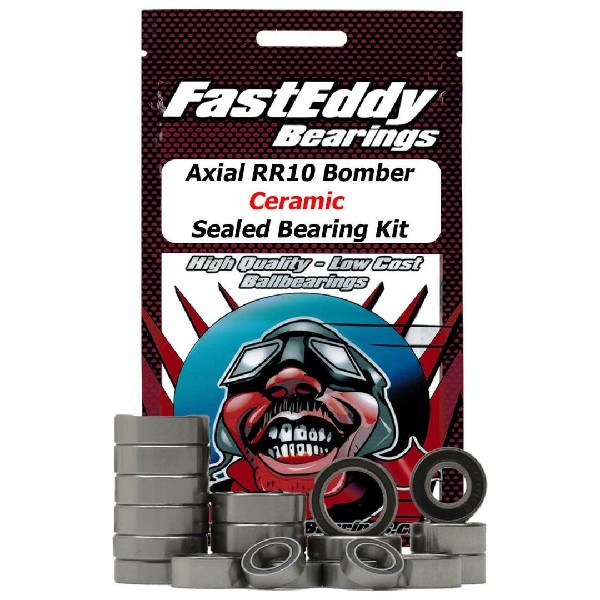 Fast Eddy Axial RR10 Bomber Ceramic Sealed Bearing Kit