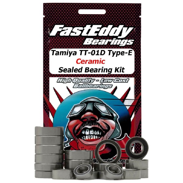 Fast Eddy Tamiya TT-01D Type-E Chassis Ceramic Sealed Bearing K