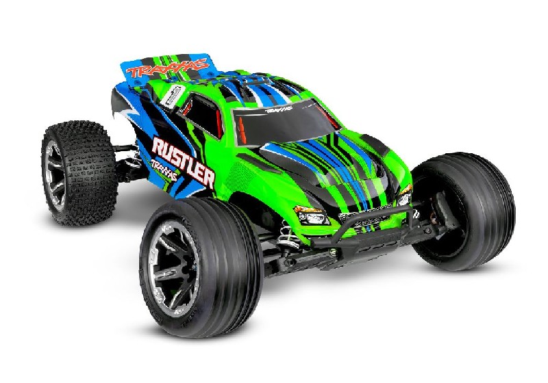 Traxxas 1/10 Rustler ExtremeHD 2wd RTR - Green