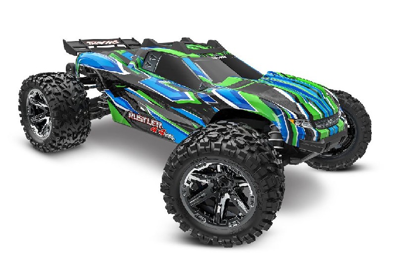 Traxxas 1/10 Rustler VXL 4x4 RTR - Green