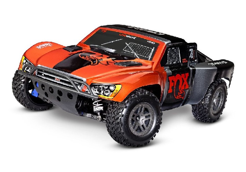 Traxxas 1/10 Slash BL-2S 4x4 RTR - Fox w/ Charger & Battery