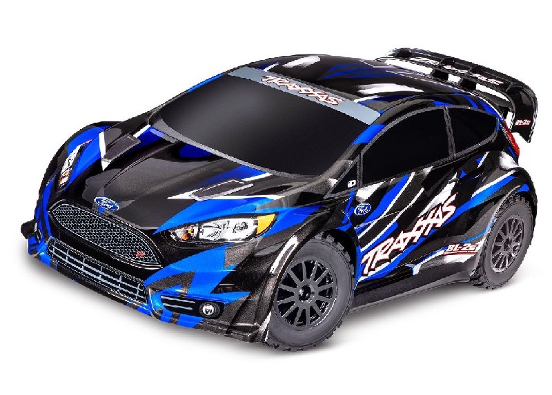 Traxxas 1/10 Ford Fiesta ST Rally 4x4 RTR - Blue w/ Charger & Ba