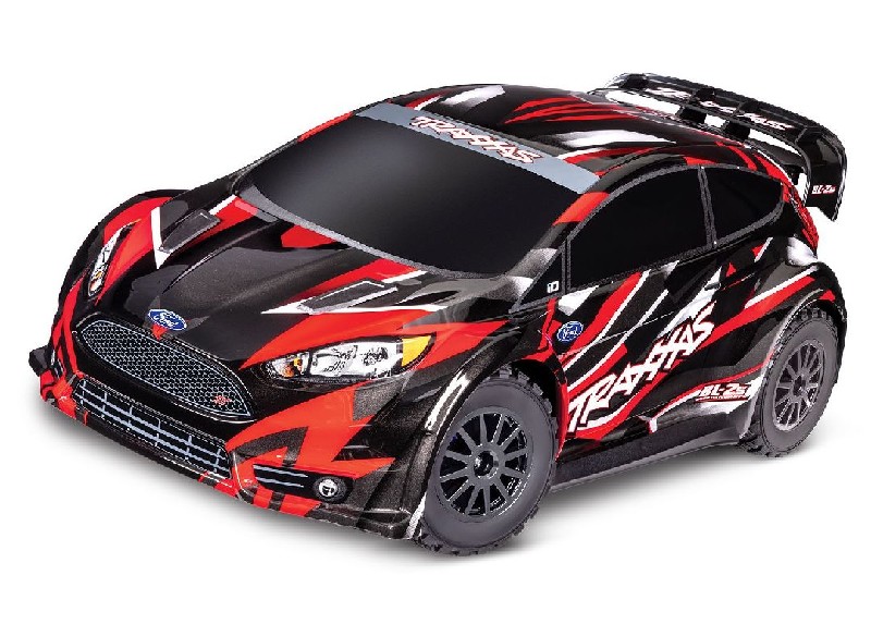 Traxxas 1/10 Ford Fiesta ST Rally 4x4 RTR - Red w/ Charger & Bat