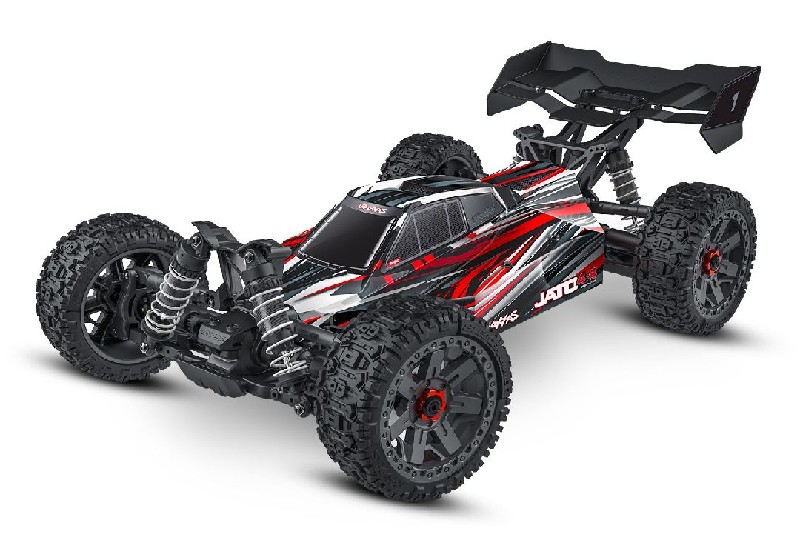 Traxxas 1/8 Jato 4x4 BL-2S 4x4 RTR - Red w/ Charger & Battery