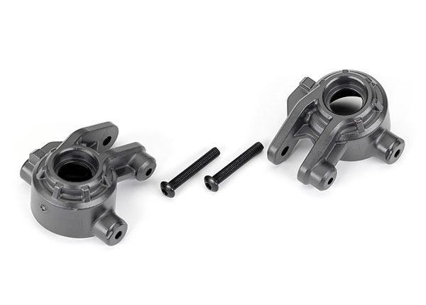 Traxxas Steering Blocks, Extreme Heavy Duty, Gray (L/R)