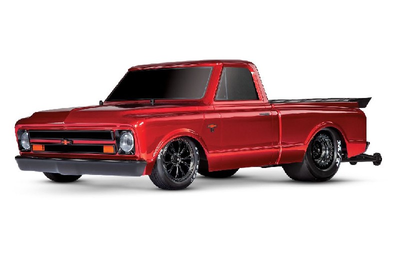 Traxxas 1/10 Drag Slash 1967 Chevy C10 ExtremeHD 2wd RTR - Red