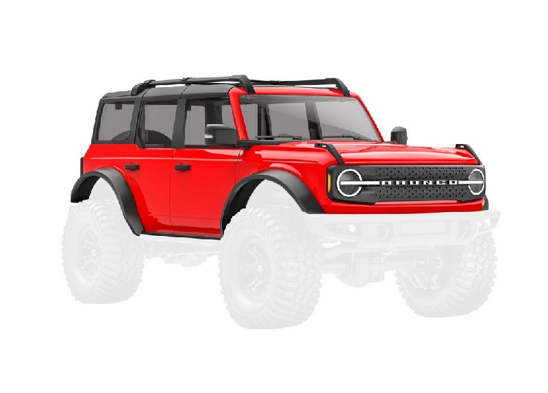 Traxxas Body, Ford Bronco (2021), Complete, Red