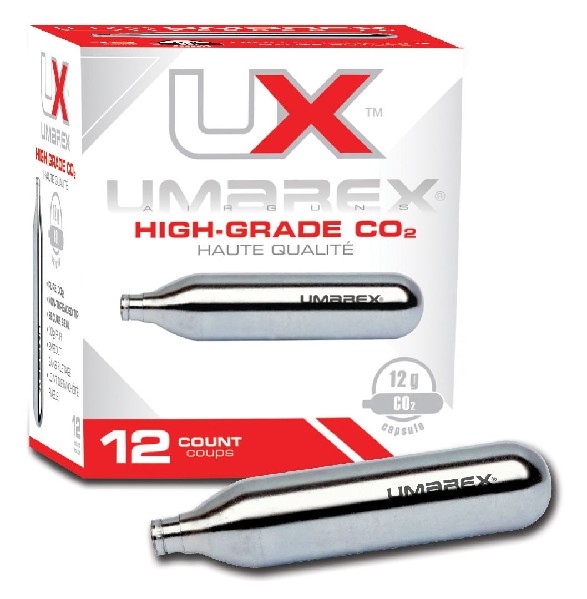 Umarex 12g CO2 Cylinders (12 pcs)