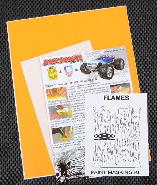 XXX Main Racing Flames Paint Mask