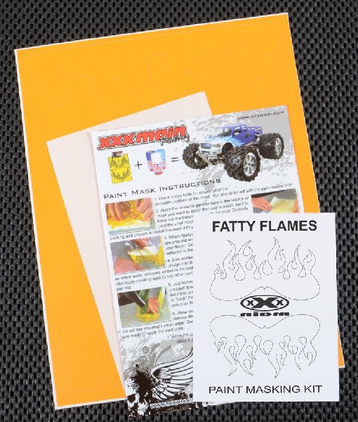 XXX Main Racing Fatty Flames Paint Mask