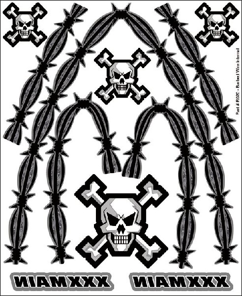 XXX Main Racing Barbed Wire Internal Graphic