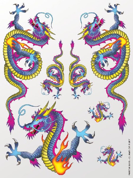 XXX Main Racing Claws of Fury Sticker Sheet